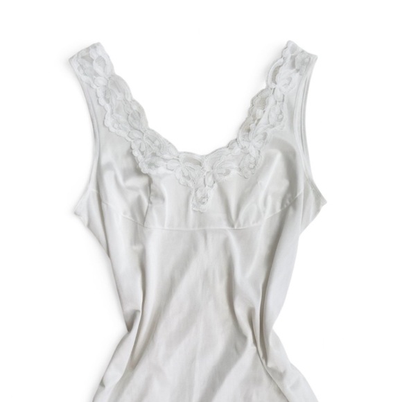 infidelle Other - 3 / $30 💘 vintage white lace trim lingerie chemise slip dress nightgown